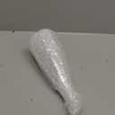 Liliful 8 Pieces Christmas Velvet Trees Set Modern Christmas Decor 4 Sizes Handmade Christmas Tabletop Centerpieces Trees Winter Decoration for Entryway Mantle Farmhouse (White Silver Sequin)