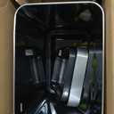 EKO Mirage-T 50 Liter / 13.2 Gallon Touchless Rectangular Motion Sensor Trash Can, Brushed Stainless Steel Finish