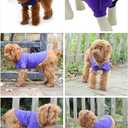 Lovelonglong Basic Dog Polo Shirts Premium Cotton, Polo T-Shirts for Dogs with a Two-Button Collar Blank, Color Purple, XXL