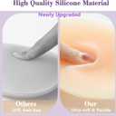 Silicone Hip Pads Adhesive for Women - Reusable Butt Lift Enhancer Pads, Sticky Buttocks Enhancer(2 Pieces) (Beige, L)
