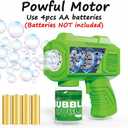 8-Pack Automatic Bubble Gun,Bubble Machine Blower Outdoor Toys for Toddlers Ages 1-8 Gifts Wedding Party Favors