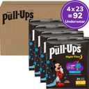 Pull-Ups Boys' Night-Time Potty Training Pants, Size 4T-5T Overnight Training Underwear (38-50 lbs), 92 Ct