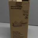 LEVERLOC Shower Caddy Suction Cup, Organizer with Hooks & Soap Holder for Inside Shower, Removable Bathroom Shelf (1silver)