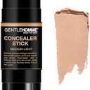 Gentlehomme Men's Concealer Stick with Brush for Dark Circles Eraser, Medium Light
