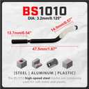 AFA Tooling - Deburring Tool Micro-Polished & Anodized Handle with 11 High-Speed Steel M2 Blades, Deburring Tool 3D Printing, Reamer Tool for Metal, PVC, Copper Pipe, Plastic, Resin & 3D Printed Edges