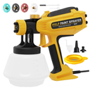 Paint Sprayer700W HVLP Electric Spray Paint Gun with Adjustable Spray Width, 4 Nozzles & 3 Patterns, 40 Fl Oz Container, Easy to Clean, for House Painting, Furniture, Cabinets, Walls, Fence, Etc.