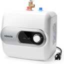 4 Gallon Water Heater Under Sink Instant Hot Water Heaters 1500W 110V 120V Mini Tank Water Heater with T&P Vavle 1/2" NPT for Kitchen,Bathroom,Camper,RV,Grey