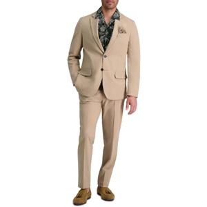 Haggar Men's Smart Wash with Repreve Slim Fit Suit Separates Jackets (36, Sorona Khaki)