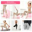 Zoe Cubby Grippy Toes Pilates Socks for Women - Non Slip Yoga Socks with Grippers, Sticky Barre Hospital Slipper Socks, 3-Pair Pack