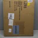 LZRS 2-Panel Wooden Free Standing Foldable Dog Gate Indoor  Solid Hardwood 24" High, Step-Over Safety Pet Gate for Doorways, Stairs & Small Spaces - Indoor Use, White