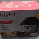 Instant Pot Duo Crisp 11-in-1 Air Fryer and Electric Pressure Cooker Combo with Multicooker Lids that Fries, Steams, Slow Cooks, Dehydrates,Free App With Over 800 Recipes, Black/Stainless Steel, 8QT