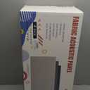 EVENRISING 4 PCS Fabric Acoustic Panels, 24''x12''x2'' Sound Proof Panels for Walls, Acoustic Wall Panels, Self-adhesive Soundproof Wall Panels for Echo Absorption for Home Studio Office (Black)