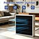 X7935 20x20x5 MERV 16 Air Filter Replacement for Lennox HCC14-23