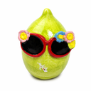 EDL 6.3IN CERAMIC TBL DECOR LIME