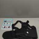 Fit Geno Back Brace Posture Corrector for Women and Men, Shoulder Straightener, Adjustable Full Back Support, Upper and Lower Back Pain Relief - Scoliosis, Hunchback, Hump, Thoracic, Spine Corrector (Medium/Large, Black)