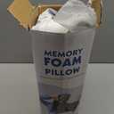 Cervical Neck Pillow for Side Sleepers  Cooling Contour Memory Foam Pillows Ergonomic Neck Support Adjustable Bed Pillows for Neck Comfort - Ideal Christmas Birthday Gift for Women Men (Grey)