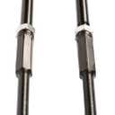 2PCS Rear Driver & Passenger Side Tie Rod Replacement for Jaguar XF XFR XJ XJ8 XJR XK XKR OE# C2D51043 C2D51044 1W4Z5B551AA C2C36985 C2D5993 - Rear Suspension Tie Rods