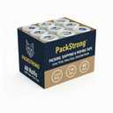Packstrong Industrial Grade Clear Packing Tape 60 Rolls - 110 Yards per Roll - 3" Wide x 2.0 mil Thick, Acrylic Adhesive Heavy Duty Tape for Box Office Moving Packaging Shipping