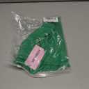 Womens Sleeveless Crop Tops Square Neck Double Layer Workout Fitness Basic Cropped Tank Top (Green, L)