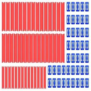40FT Replacement Track Set Builder Pieces, Compatible with 1:64 Diecast Cars, 86-Piece Straight Track Set, Components with Connectors, 40 Feet of Track