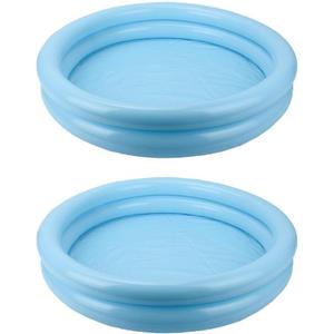 2pcs Inflatable Sand Tray Inflatable Swimming Pool for Floating Fishing Game Bathtub Portable Sand Tray Outdoor Party Food