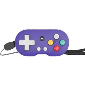 CRKD ATOM - Collectible Keychain Controller for Nintendo Switch, PC, Mac, Mobile and Smart TV (Retro Purple)