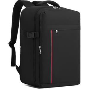 Kono Backpack Carry-on Bag 40x20x25 Carry-on Bag Airplane Travel 20L, 15.6-inch Laptop Backpack, for Men Women, Black