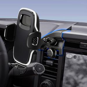 ELOHEI Phone Mount for Ford F-150 with Custom Base, Custom Fit Car Phone Holder for Ford F150 2022 2023 2024 2025 Car Accessories (HE05)