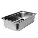 Full Size Deep Stainless Steel Table Pan - Chafing Steam Table Pans Catering Food Storage Metal Pan Hotel Pan for Restaurant Events Catering Use 13"x21"x6"