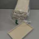 8pcs Small Velvet Jewelry Trays, Beige Stackable Jewelry Trays Drawers Organizer Inserts, Jewelry Storage Tray for Necklaces, Earrings, Rings, Bracelets, 8.3 x 4.9 x 1 Inches