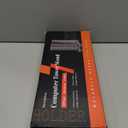 Adjustable Mobile CPU Stand, Ventilated Computer Tower Stand with 4 Caster Wheels Fits Most PC Tower, Under Desk CPU Holder PC Floor Cart Computer Riser for Students and Gamers (Black)