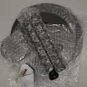 Round Side Table, Small End Table for Small Space, Modern Accent Table with Solid Wood Leg, Easy Assembly for Living Room, Bedroom, Corners, and Office (Black)