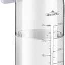 Water Bottles 32oz- BPA-Free Tritan Plastic, Fast Flow Spout Lid, Wide Mouth & Leakproof Design Hiking Water Bottle Suitable for Travel, Outdoors, Gym, Travel, Home, School (Clear)