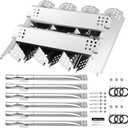 6 Burner Grill Replacement Parts for Nexgrill 720-0898, 720-0896CA, 720-0898A, Stainless Steel Grill Flame Tamers & Igniters & Burners Replacement for Nexgrill