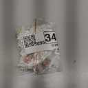 Generic 1 Yard Lace Applique Pearl Trim Vintage Gold Pearl Rose Flowers Embroidered Lace Fabric DIY Sewing Supplies Crafts Wedding Bridal Dress Party Clothes Decoration 1.96"" Wide (White)