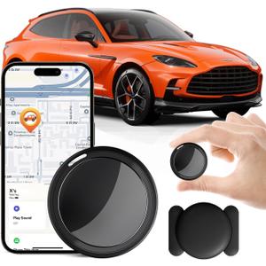 Mini GPS Tracker for Vehicles, Tracking Device for Vehicles No Subscription(iOS ONLY), Real Time Portable Real Time Magnetic GPS Tracking Device Hidden No Monthly Fee for Car, Truck, Motorcycle