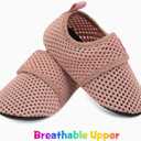 JIASUQI Baby Boys and Girls Barefoot Swim Water Skin Shoes Aqua Socks for Beach Swim Pool (18-24 Months Infant, Nu Pink)