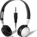 Keewonda Bulk Headphones Classroom Kids School (KW-X10) 10 Pack Students Wired Headphones in Bulk Multipack Earbuds Headsets for Computers Lab Library Hospital Museums Hotels White