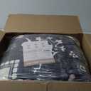 Rugflix 8x10 Area Rugs Machine Washable, Dark Green Carpet for Living Room, Oriental Indoor Area Rug Low Pile, Large Soft Thick Carpets Non Slip, Farmhouse Vintage Rug for Bedroom Dining Room