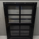 Melkus 2 Pack Shed Windows 12"x18" Flush Mount Chicken Coop Windows with Tempered Glass and Screen, Sliding Windows for Chicken Coop, Shed, Garage, Playhouse, Barn,Greenhouse, Black