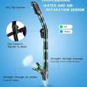 Greatever Dry Snorkel Set,Panoramic Wide View,Anti-Fog Scuba Diving Mask,Professional Snorkeling Gear (Adults, Black)