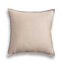 Jeanerlor Cotton Linen Soft Soild Decorative Square Throw Pillow Covers Set Cushion Case for Sofa Bedroom Car24 x 24 Inch 60 x 60cm, Light Linen Pack of 2