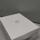 The Drop Women's Listilla Espadrille Wedge Sandal (7, Faux Leather Black)