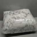 White and Grey 4X6 Faux Sheepskin Shag Fur Runner Rugs for Living Room Bedroom Fluffy Washable Furry Area Rug Nursery Teen Room Dcor