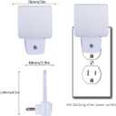 Blue Night Light Plug in, Dusk to Dawn Sensor Automatic On and Off, Decorative Wall Blue LED Night Lights for Adults Kids Room, Hallway,Bedroom, Stairs, Kitchen, Halloween Christmas Decor, 4 Pack