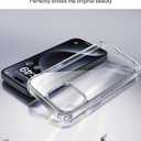 HOOMIL Case for iPhone 15 Pro Max 6.7-Inch, Anti-Yellowing, Drop Protection, Anti-Scratch Transparent Hard Back Phone Cover - Crystal Clear