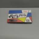 alchilalart Acrylic Paint Markers, 24 Color Fine Tip Permanent Acrylic Paint Pens For Rock Painting, Canvas, Wood, Glass, Ceramic, Fabric, Plastic, Egg, Scrapbook, Art Painting Supplies Kit