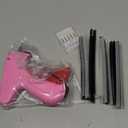 Stitch Machine for Clothes - Handheld Stitch Tag Quick Clothing Fixer - Mini Sewing Kit Micro Tagging - Includes 6 Needle, 1000 Black Fasteners & 1000 White Fasteners (Pink-Red)