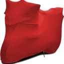 WinPower Indoor Motorcycle Cover, Soft Stretch Elastic Dustproof Scratchproof Cover for Motorbikes, 96inches (XL(96 x 41 x 49 inches))