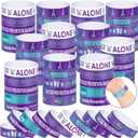 Kenning 1200 Pcs Suicide Prevention Awareness Bracelets Bulk Purple Teal Ribbon Inspirational Motivational Paper Wristbands for Events Suicide Awareness Items Favor Charity Campaign Supplies Gifts